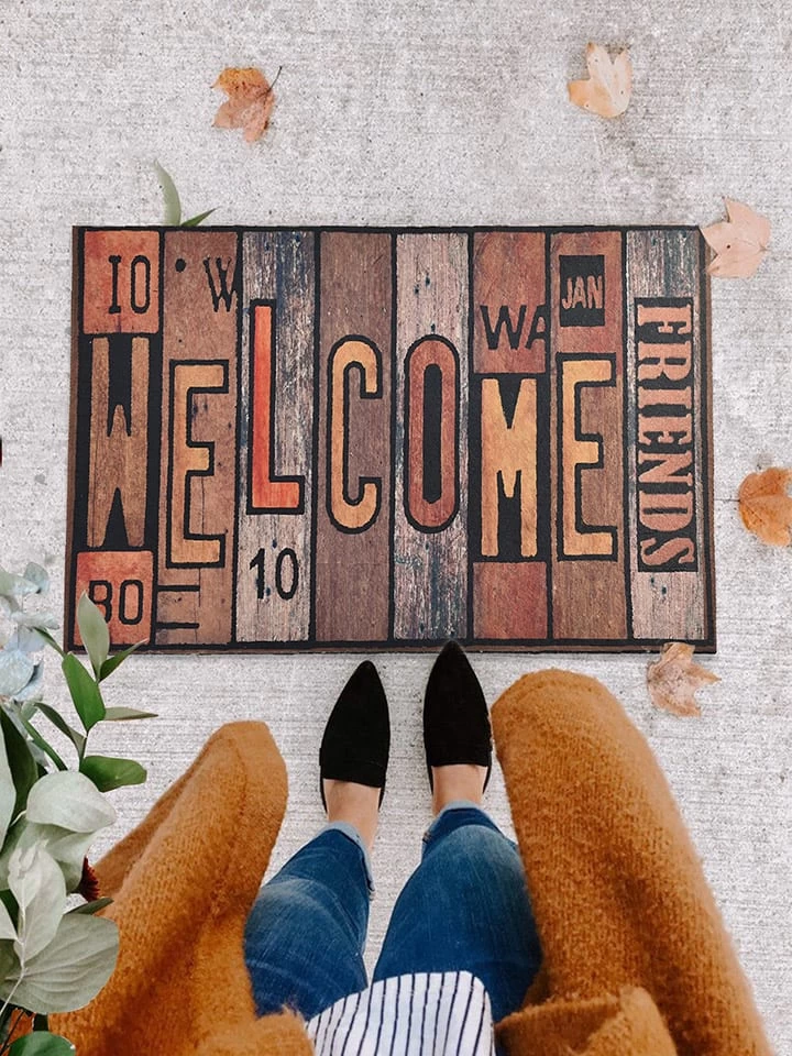 Fußmatte "Friends" In Bunt - (L)60 X (B)40 Cm