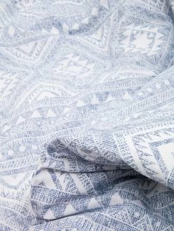 Perkal-Bettwäsche-Set In Blau/ Weiß -Heimdekoration Geschäft avance perkal bettwasche set in blau weiss 2