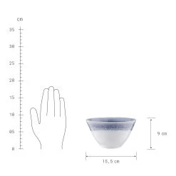 4x Schale 640ml ATLANTIS In Blau -Heimdekoration Geschäft butlers 4x schale 640ml atlantis in blau 3