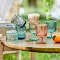 6x Gläser Mit Rillen 250ml CHELSEA In Pastellorange 9 6x Gläser Mit Rillen 250ml CHELSEA In Pastellorange -Heimdekoration Geschäft butlers 6x glaser mit rillen 250ml chelsea in pastellorange 4