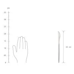 Besteck-Set 4-tlg. Matt STILETTO In Silber -Heimdekoration Geschäft butlers besteck set 4 tlg matt stiletto in silber 3