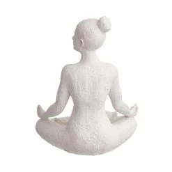 Deko Statue Höhe 24cm LOTUS In Weiß -Heimdekoration Geschäft butlers deko statue hohe 24cm lotus in weiss 6