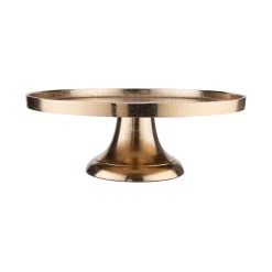 Deko-Teller Mit Fuß Ø50cm BANQUET In Gold -Heimdekoration Geschäft butlers deko teller mit fuss o50cm banquet in gold 2