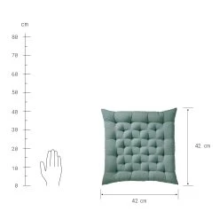 Futonkissen L 42 X B 42cm SOLID In Salbei 7 Futonkissen L 42 X B 42cm SOLID In Salbei -Heimdekoration Geschäft butlers futonkissen l 42 x b 42cm solid in salbei 3
