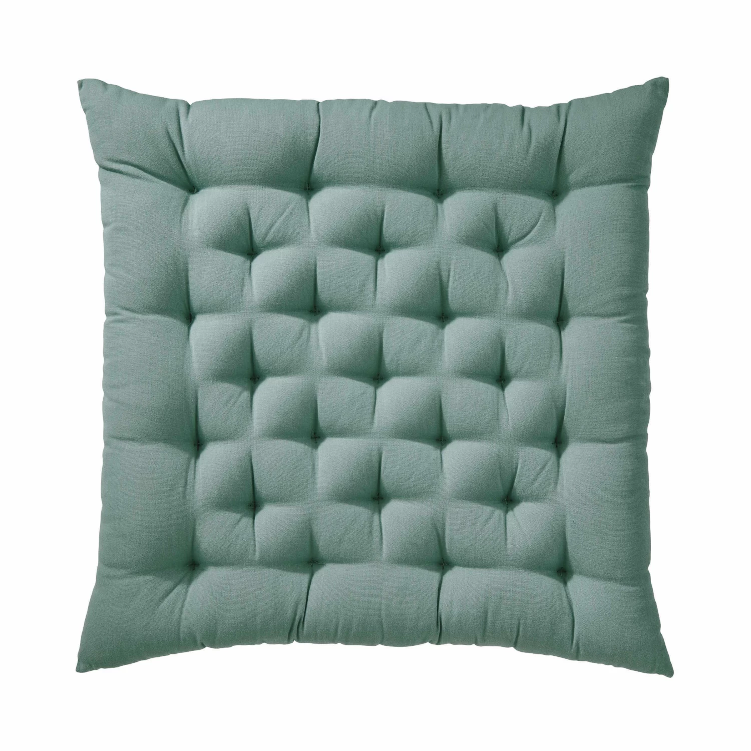 Futonkissen L 42 X B 42cm SOLID In Salbei 1 Futonkissen L 42 X B 42cm SOLID In Salbei