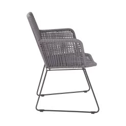 Gartensessel CORDÉE In Dunkelgrau -Heimdekoration Geschäft butlers gartensessel cordee in dunkelgrau 4