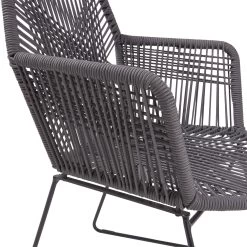 Gartensessel CORDÉE In Dunkelgrau -Heimdekoration Geschäft butlers gartensessel cordee in dunkelgrau 9