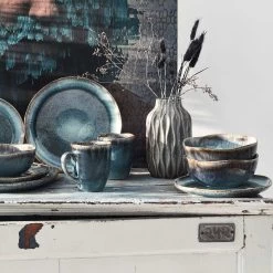 Geschirr-Set 16-tlg. HILDA In Dunkelblau -Heimdekoration Geschäft butlers geschirr set 16 tlg hilda in dunkelblau 19