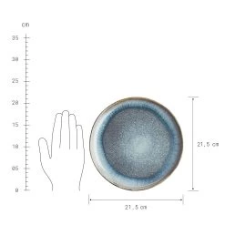 Geschirr-Set 16-tlg. HILDA In Dunkelblau -Heimdekoration Geschäft butlers geschirr set 16 tlg hilda in dunkelblau 3