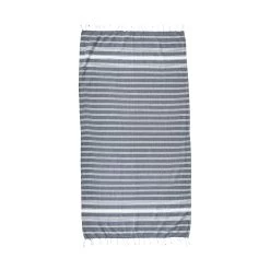 Hamamtuch L 170 X B 90cm SURFSIDE In Blau 8 Hamamtuch L 170 X B 90cm SURFSIDE In Blau -Heimdekoration Geschäft butlers hamamtuch l 170 x b 90cm surfside in blau 2