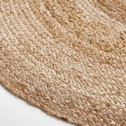 Hanf-Teppich Ø110cm ALL NATURE In Natur -Heimdekoration Geschäft butlers hanf teppich o110cm all nature in natur 3
