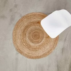 Hanf-Teppich Ø110cm ALL NATURE In Natur -Heimdekoration Geschäft butlers hanf teppich o110cm all nature in natur 4