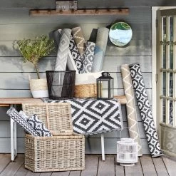 In- & Outdoor-Teppich Mosaik L 200 X B 150cm COLOUR CLASH In Taupe 16 In- & Outdoor-Teppich Mosaik L 200 X B 150cm COLOUR CLASH In Taupe -Heimdekoration Geschäft butlers in and outdoor teppich mosaik l 200 x b 150cm colour clash in taupe 7