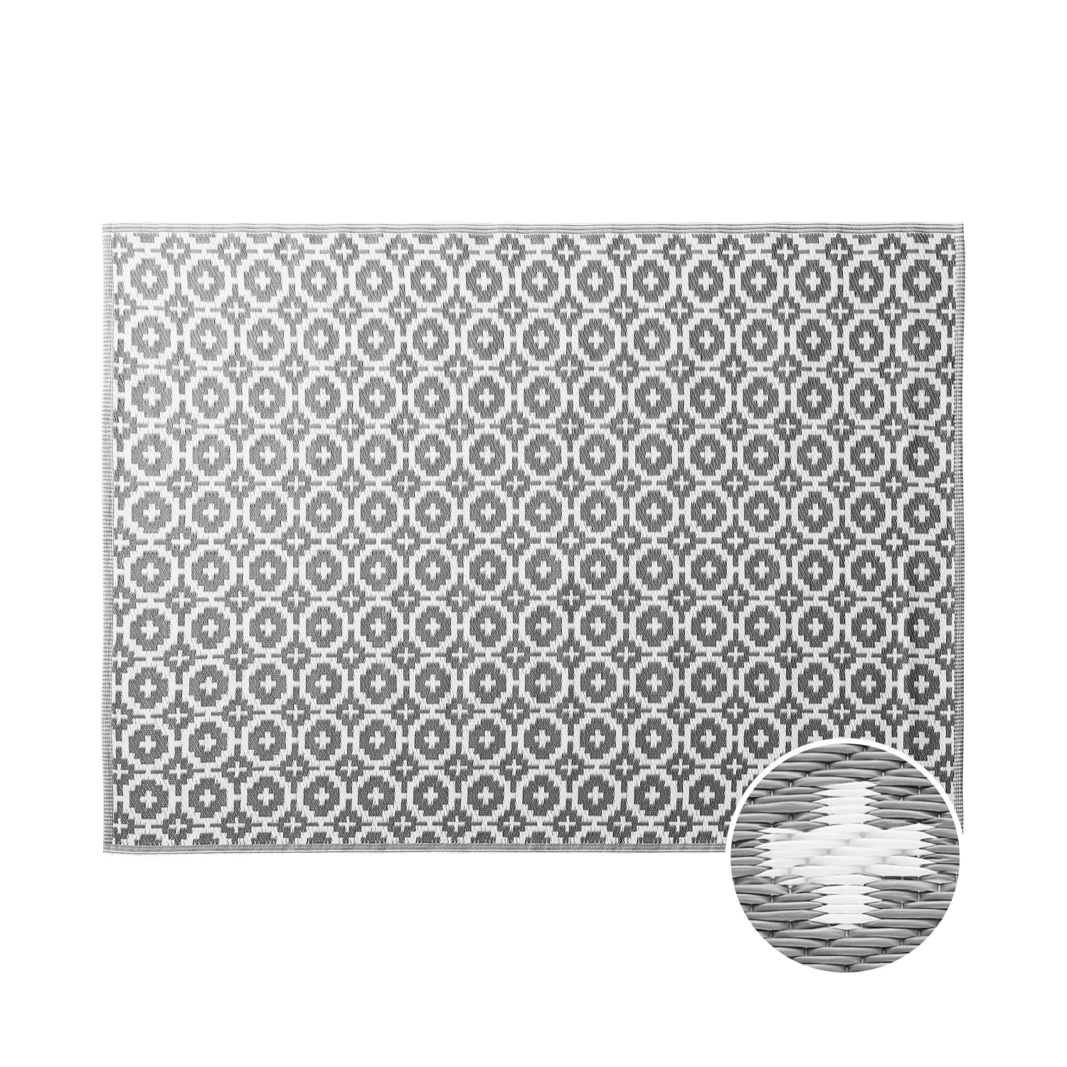 In- & Outdoor-Teppich Mosaik L 200 X B 150cm COLOUR CLASH In Taupe 1 In- & Outdoor-Teppich Mosaik L 200 X B 150cm COLOUR CLASH In Taupe