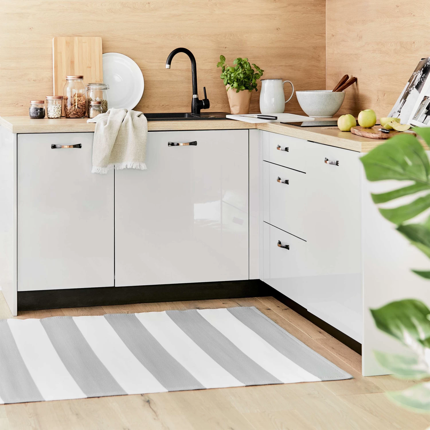 In- & Outdoor-Teppich Streifen L 180 X B 120cm COLOUR CLASH In Grau 8 In- & Outdoor-Teppich Streifen L 180 X B 120cm COLOUR CLASH In Grau – Bild 8