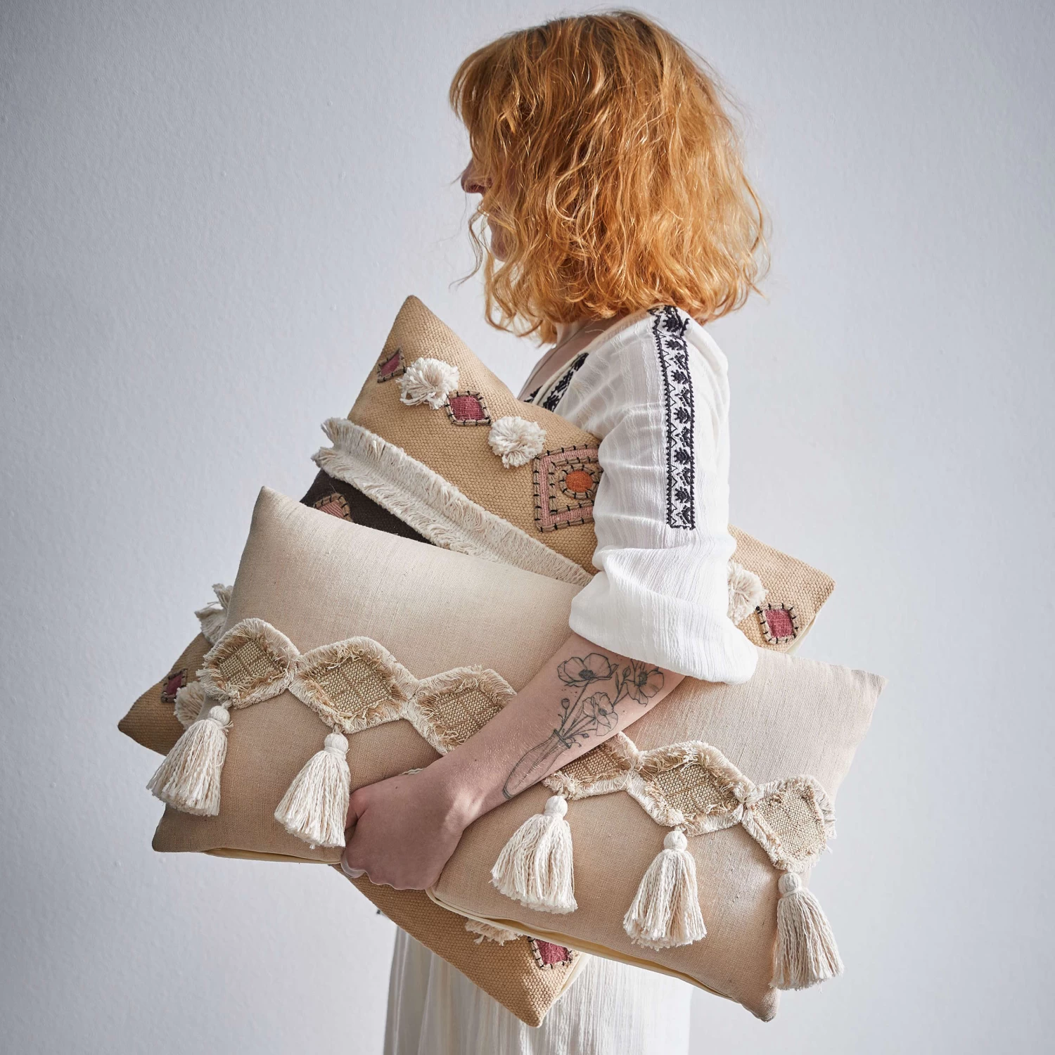 Kissen L 50 X B 50cm HIPPIE TRAIL In Bunt 2 Kissen L 50 X B 50cm HIPPIE TRAIL In Bunt – Bild 2