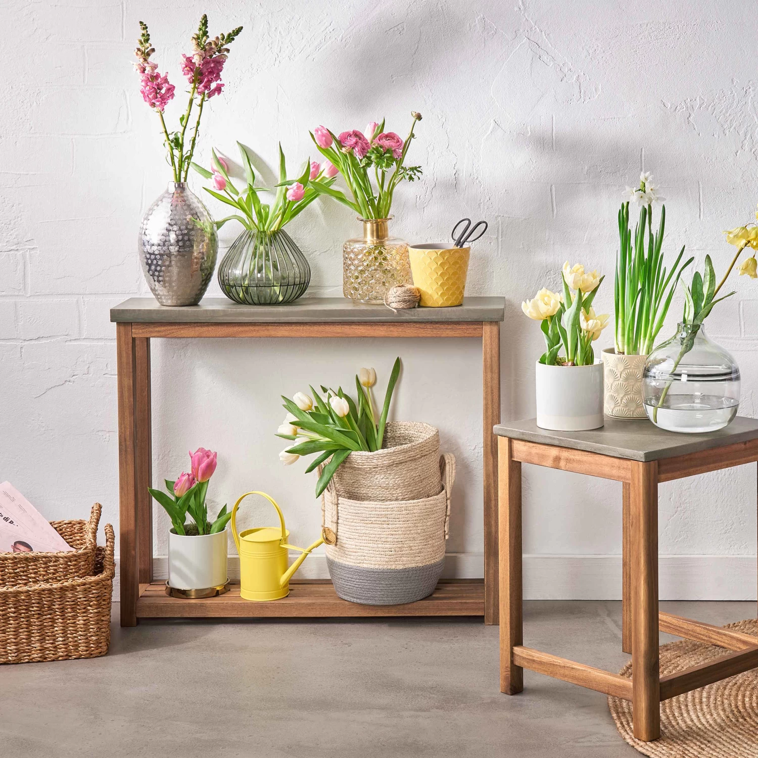 Konsole Mit Zementplatte CONCRETE In Natur-Grau 8 Konsole Mit Zementplatte CONCRETE In Natur-Grau – Bild 8