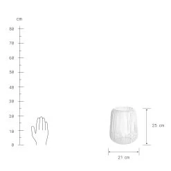 Laterne Höhe 25cm COCOON In Weiß 9 Laterne Höhe 25cm COCOON In Weiß -Heimdekoration Geschäft butlers laterne hohe 25cm cocoon in weiss 3