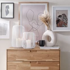 Laterne Höhe 25cm COCOON In Weiß 11 Laterne Höhe 25cm COCOON In Weiß -Heimdekoration Geschäft butlers laterne hohe 25cm cocoon in weiss 5