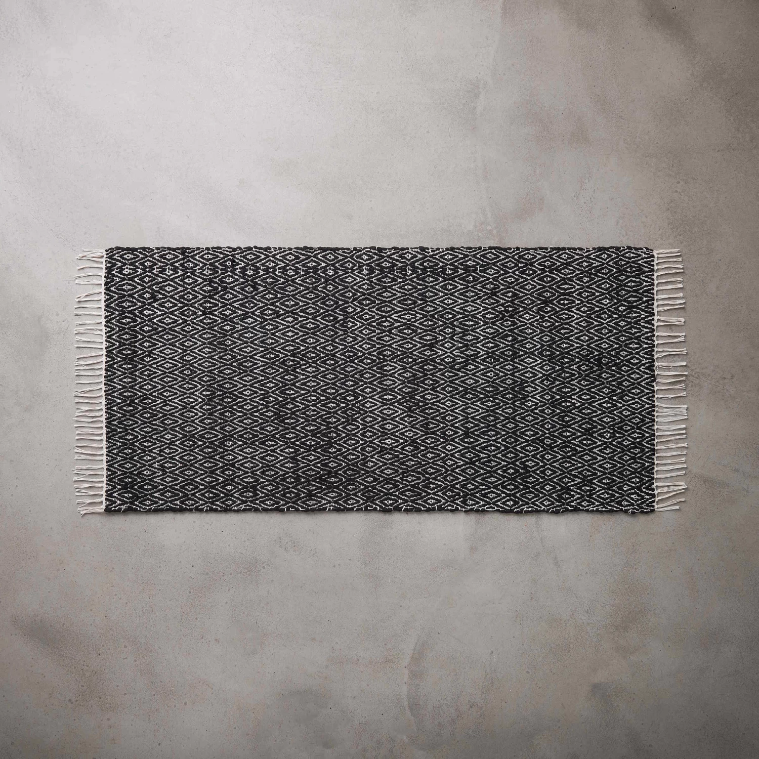 Läufer Rauten L 140 X B 70cm ETHNO LODGE In Schwarz-Natur 5 Läufer Rauten L 140 X B 70cm ETHNO LODGE In Schwarz-Natur – Bild 5