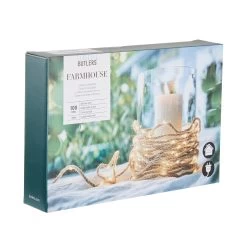 LED Outdoor-Lichterkette Naturseil 100 Lichter Mit Stecker FARMHOUSE In Natur -Heimdekoration Geschäft butlers led outdoor lichterkette naturseil 100 lichter mit stecker farmhouse in natur 2