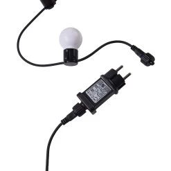 Lichterkette 24 Lichter Outdoor Länge 11m SUNSET In Schwarz-Weiß -Heimdekoration Geschäft butlers lichterkette 24 lichter outdoor lange 11m sunset in schwarz weiss 3