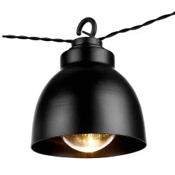 Metall-Lampenkette Mit Stecker WAREHOUSE In Schwarz -Heimdekoration Geschäft butlers metall lampenkette mit stecker warehouse in schwarz 2