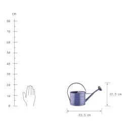 Mini-Gießkanne 1,5l ZINC In Blau -Heimdekoration Geschäft butlers mini giesskanne 1 5l zinc in blau 2