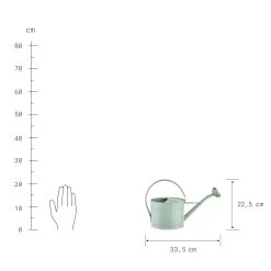Mini-Gießkanne 1,5l ZINC In Pastellgrün 6 Mini-Gießkanne 1,5l ZINC In Pastellgrün -Heimdekoration Geschäft butlers mini giesskanne 1 5l zinc in pastellgrun 2