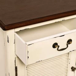 Nachttisch CABOTT COVE In Creme-Braun -Heimdekoration Geschäft butlers nachttisch cabott cove in creme braun 9