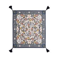 Picknickdecke L 175 X B 154cm BETWEEN FLOWERS In Dunkelblau -Heimdekoration Geschäft butlers picknickdecke l 175 x b 154cm between flowers in dunkelblau 2