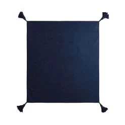 Picknickdecke L 175 X B 154cm BETWEEN FLOWERS In Dunkelblau -Heimdekoration Geschäft butlers picknickdecke l 175 x b 154cm between flowers in dunkelblau 4