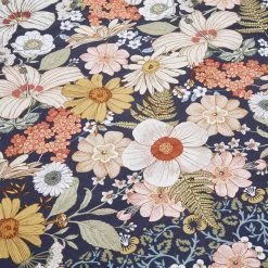 Picknickdecke L 175 X B 154cm BETWEEN FLOWERS In Dunkelblau -Heimdekoration Geschäft butlers picknickdecke l 175 x b 154cm between flowers in dunkelblau 6