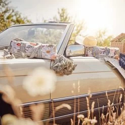 Picknickdecke L 175 X B 154cm BETWEEN FLOWERS In Dunkelblau -Heimdekoration Geschäft butlers picknickdecke l 175 x b 154cm between flowers in dunkelblau 9