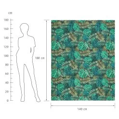 Neu eingetroffen -Heimdekoration Geschäft butlers picknickdecke tukan b 140 x t 180cm picnic deluxe in grun 1