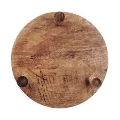 Podest Ø34cm MESA In Braun -Heimdekoration Geschäft butlers podest o34cm mesa in braun 4