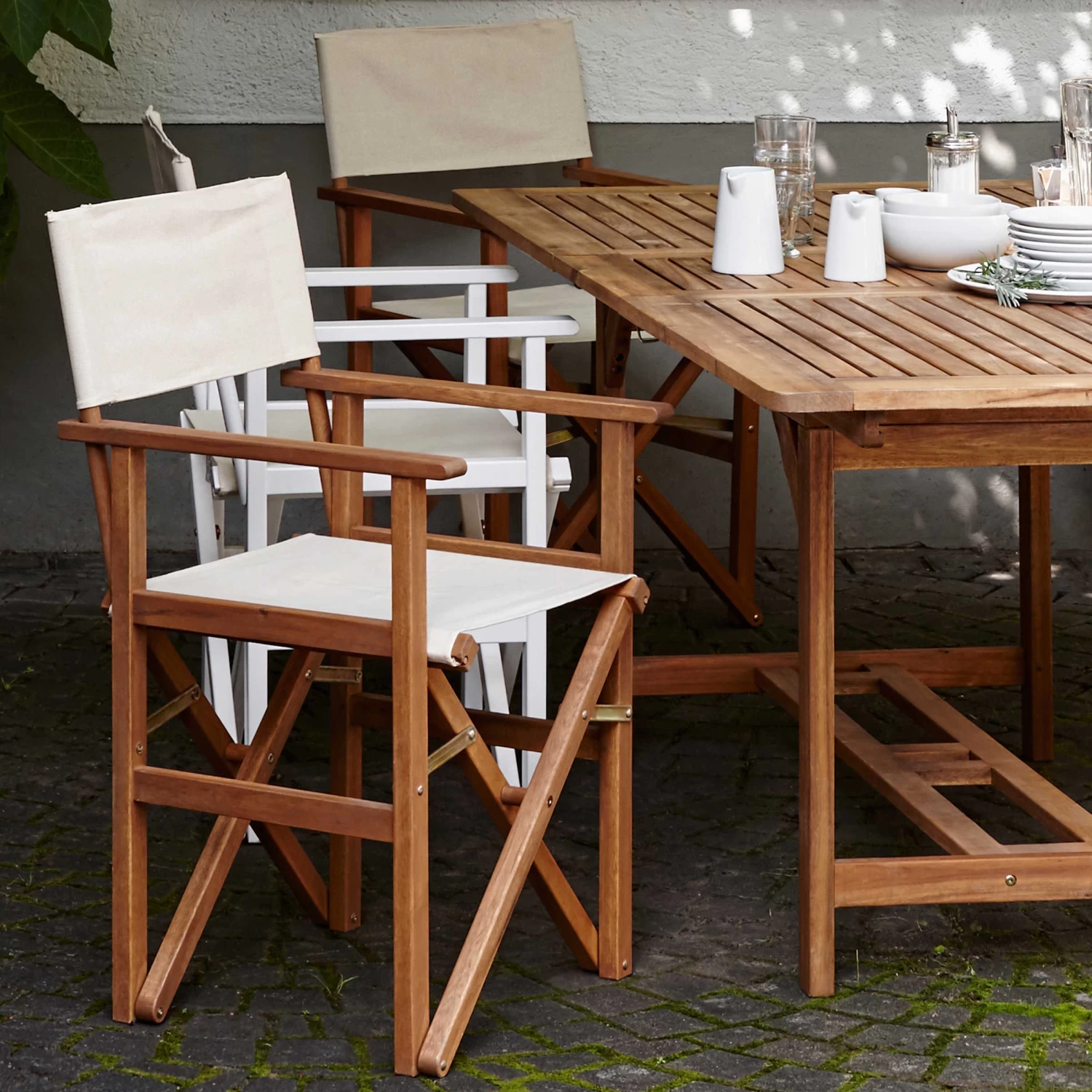 Regiestuhl HOLLYWOOD In Creme 2 Regiestuhl HOLLYWOOD In Creme – Bild 2