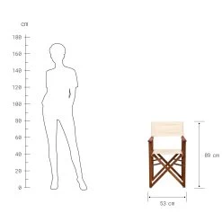 Regiestuhl HOLLYWOOD In Creme 14 Regiestuhl HOLLYWOOD In Creme -Heimdekoration Geschäft butlers regiestuhl hollywood in creme 3