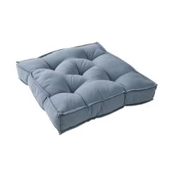 Sitzkissen L 40 X B 40cm SOLID In Blau 6 Sitzkissen L 40 X B 40cm SOLID In Blau -Heimdekoration Geschäft butlers sitzkissen l 40 x b 40cm solid in blau 2