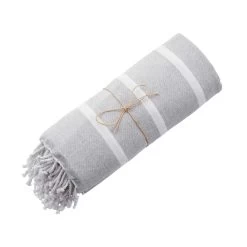 Strandtuch L 200 X B 180cm SURFSIDE In Hellgrau 11 Strandtuch L 200 X B 180cm SURFSIDE In Hellgrau -Heimdekoration Geschäft butlers strandtuch l 200 x b 180cm surfside in hellgrau 5