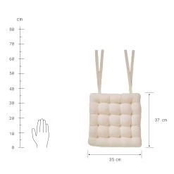 Stuhlkissen Mit Bändchen L 35 X B 37cm SOLID In Creme 6 Stuhlkissen Mit Bändchen L 35 X B 37cm SOLID In Creme -Heimdekoration Geschäft butlers stuhlkissen mit bandchen l 35 x b 37cm solid in creme 2