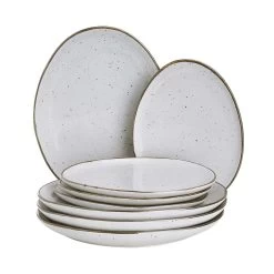 Teller-Set 8-tlg. FINCA In Grau