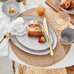 Teller-Set 8-tlg. FINCA In Grau -Heimdekoration Geschäft butlers teller set 8 tlg finca in grau 9