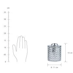 Tischleuchte Glas Ø11cm STILO In Transparent 7 Tischleuchte Glas Ø11cm STILO In Transparent -Heimdekoration Geschäft butlers tischleuchte glas o11cm stilo in transparent 2