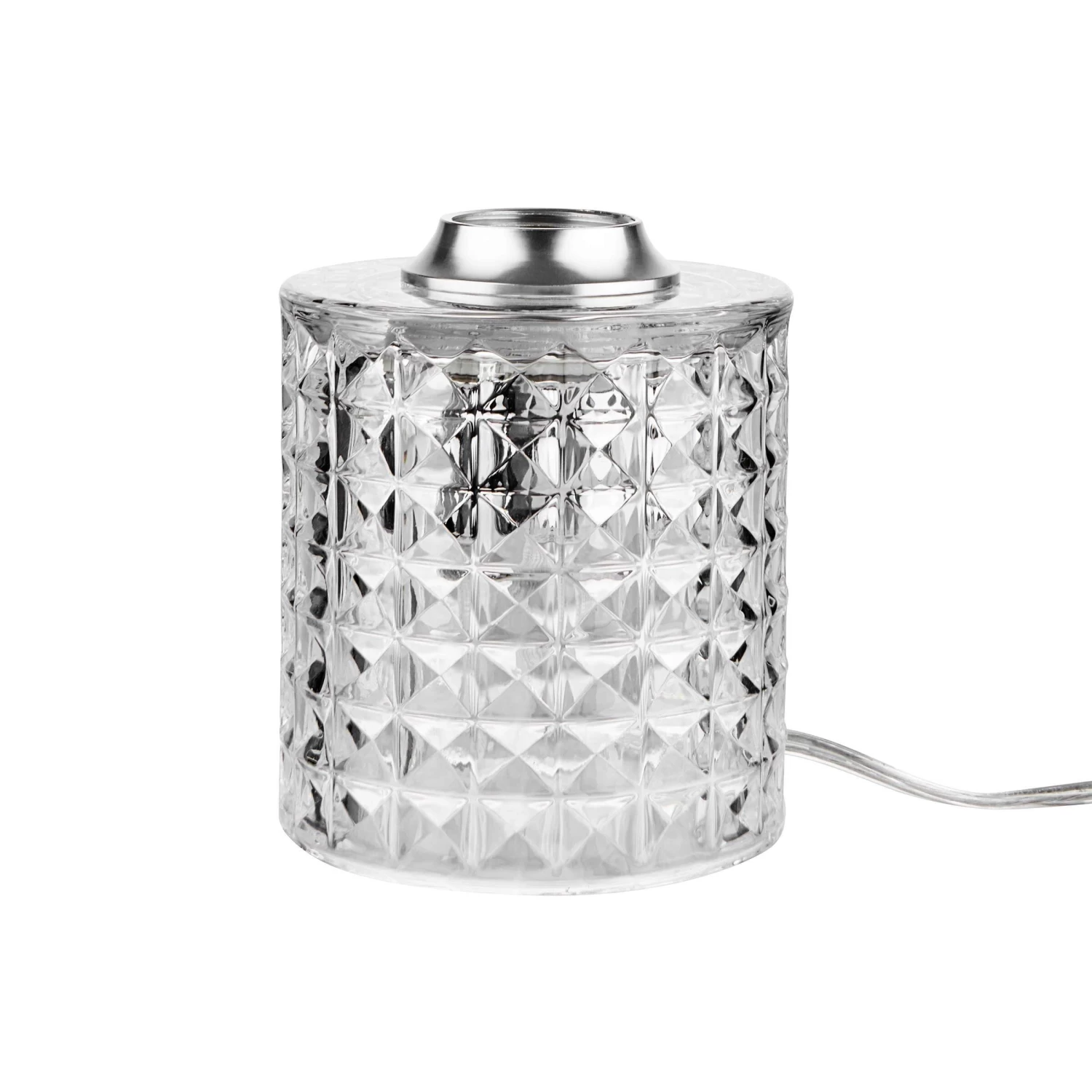 Tischleuchte Glas Ø11cm STILO In Transparent 4 Tischleuchte Glas Ø11cm STILO In Transparent – Bild 4