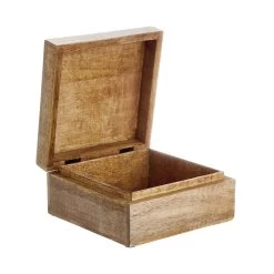 Truhe Mit Schnitzerei L 17 X B 17cm TREASURE In Hellbraun-Gold -Heimdekoration Geschäft butlers truhe mit schnitzerei l 17 x b 17cm treasure in hellbraun gold 4