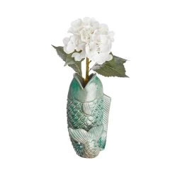 Vase Höhe 26cm KOI In Salbei -Heimdekoration Geschäft butlers vase hohe 26cm koi in salbei 6