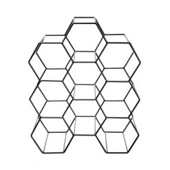 Weinregal Für 9 Flaschen L 36 X H 30cm CUBICLE In Schwarz -Heimdekoration Geschäft butlers weinregal fur 9 flaschen l 36 x h 30cm cubicle in schwarz 4