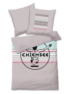Chiemsee Renforcé-Bettwäsche-Set "Lanzarote" In Grau -Heimdekoration Geschäft chiemsee renforce bettwasche set lanzarote in grau 2