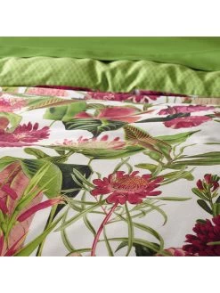 Satin-Spannbettlaken In Grün -Heimdekoration Geschäft cxl by christian lacroix satin spannbettlaken in grun 2